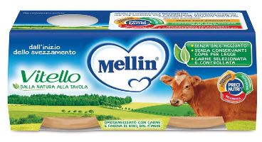MELLIN OMOGENEIZZATO VITELLO 2 X 80 G - farmacialombardia.it