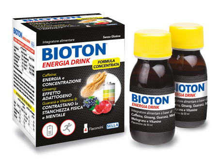 BIOTON ENERGIA DRINK 4 FLACONCINI X 50 ML - farmacialombardia.it