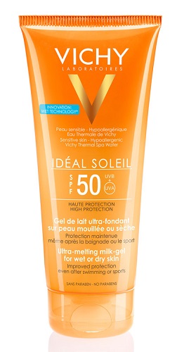 IDEAL SOLEIL GEL WET CORPO SPF50 200 ML - farmacialombardia.it