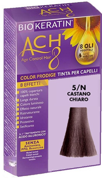 BIOKERATIN ACH8 COLOR PRODIGE 5/N CASTANO CHIARO - farmacialombardia.it