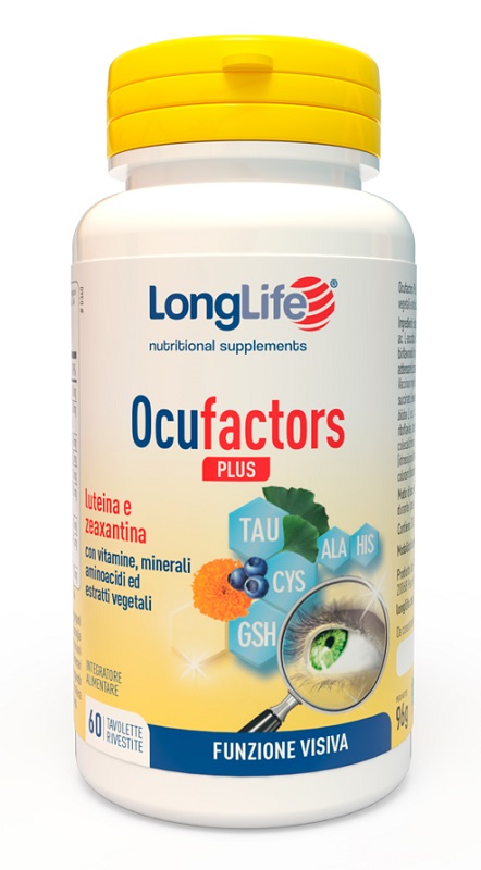 LONGLIFE OCUFACTORS PLUS 60 TAVOLETTE RIVESTITE - farmacialombardia.it