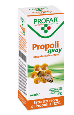 PROPOLI SPRAY ESTRATTO SECCO 12% 20 ML PROFAR - farmacialombardia.it