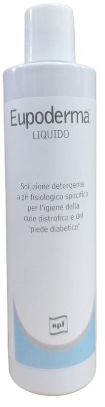 EUPODERMA LIQUIDO SOLUZIONE DETERGENTE PER PIEDE DIABETICO 300 ML - farmacialombardia.it