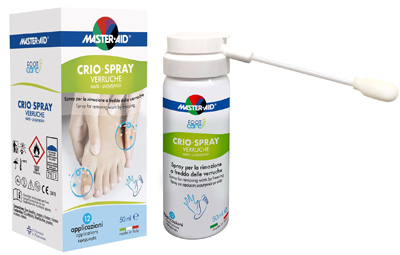 CRIO SPRAY VERRUCHE MASTER-AID FOOTCARE 50 ML E1 - farmacialombardia.it
