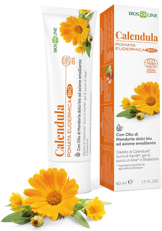 BIOSLINE CALENDULA POMATA EUDERMICA BIO 50 ML - farmacialombardia.it