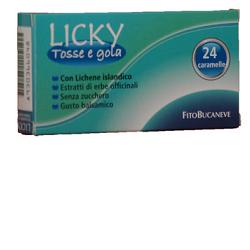 LICKY CARAMELLE ADULTI PER TOSSE E GOLA SENZA ZUCCHERO 70 G - farmacialombardia.it