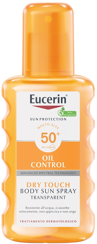 EUCERIN SUN SPRAY TRANSPARENT SPF50 200 ML - farmacialombardia.it