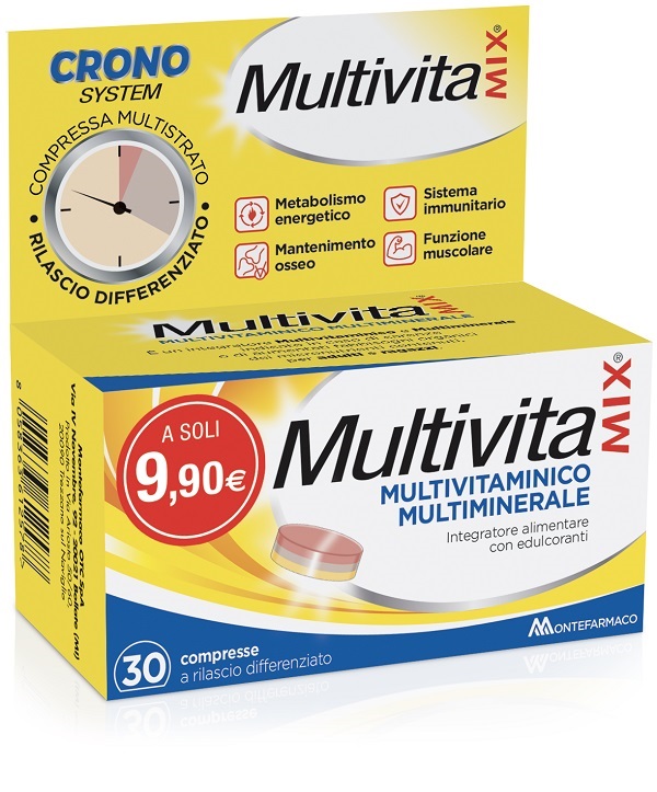 MULTIVITAMIX CRONO 30 COMPRESSE - farmacialombardia.it