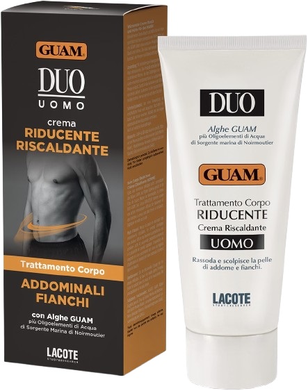 GUAM DUO UOMO RIDUCENTE CREMA RISCALDANTE 200 ML - farmacialombardia.it