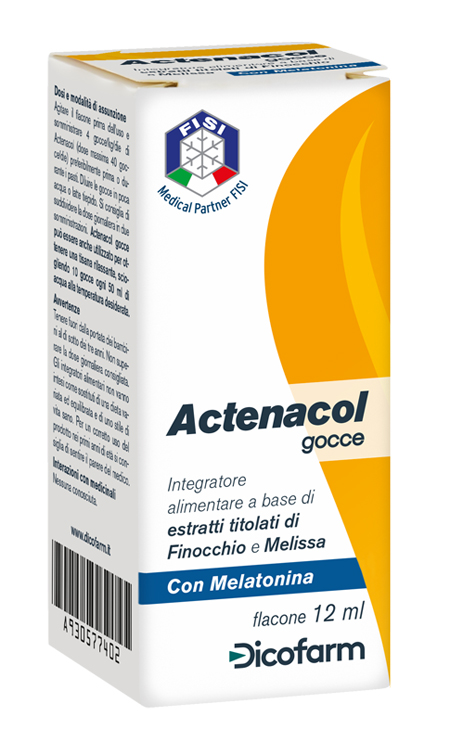 ACTENACOL GOCCE 12 ML CON MELATONINA - farmacialombardia.it