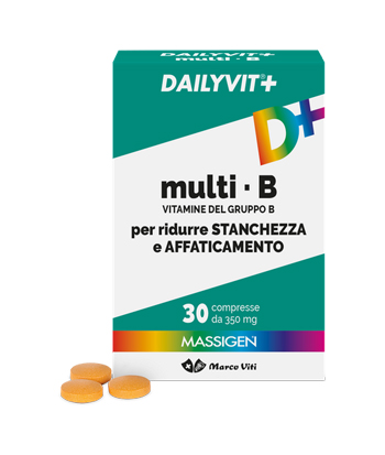 MASSIGEN MULTI B VITAMINE DEL GRUPPO B 30 COMPRESSE RIVESTITA DA 364 MG - farmacialombardia.it