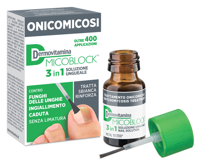 DERMOVITAMINA MICOBLOCK 3 IN 1 ONICOMICOSI SOLUZIONE UNGUEALE 7 ML - farmacialombardia.it