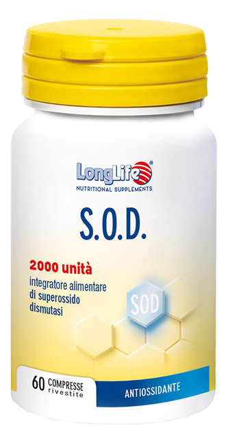 LONGLIFE SOD 2000 60 COMPRESSE RIVESTITE - farmacialombardia.it