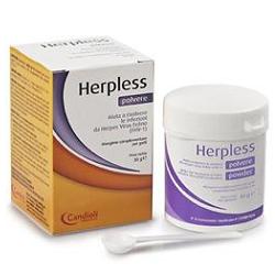 HERPLESS POLVERE BARATTOLO 30 G CON MISURINO - farmacialombardia.it