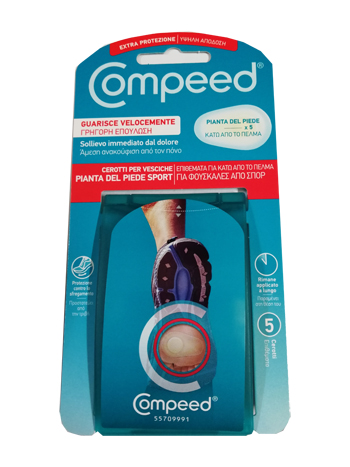 COMPEED VESCICHE PIANTA PIEDE 5 CEROTTI - farmacialombardia.it