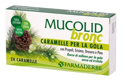 MUCOLID BRONC PROPOLI&PINO 24 CARAMELLE - farmacialombardia.it