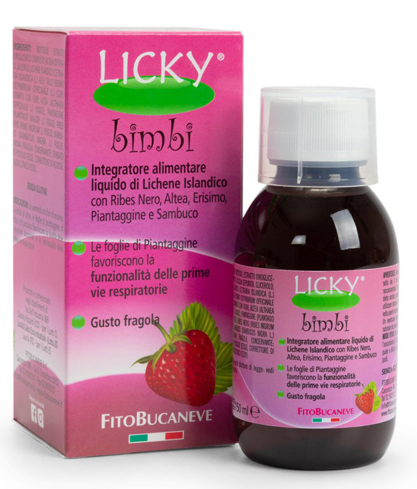 LICKY BIMBI SCIROPPO FRAGOLA 150 ML - farmacialombardia.it