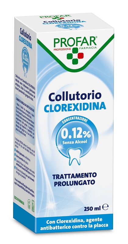 COLLUTORIO CLOREXIDINA 0,12% 250 ML PROFAR - farmacialombardia.it