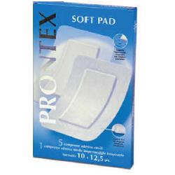 GARZA COMPRESSA PRONTEX SOFT PAD 10X12,5 6 PEZZI (5 TNT + 1 IMPERMEABILE AQUA PAD) - farmacialombardia.it