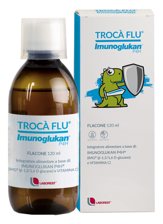 TROCA' FLU' IMUNOGLUKAN FLACONE 120 ML - farmacialombardia.it