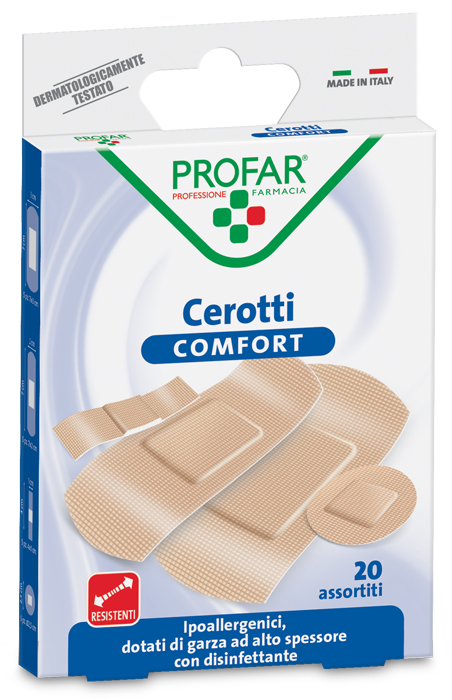 CEROTTO COMFORT ASSORTITI 20 PEZZI PROFAR - farmacialombardia.it