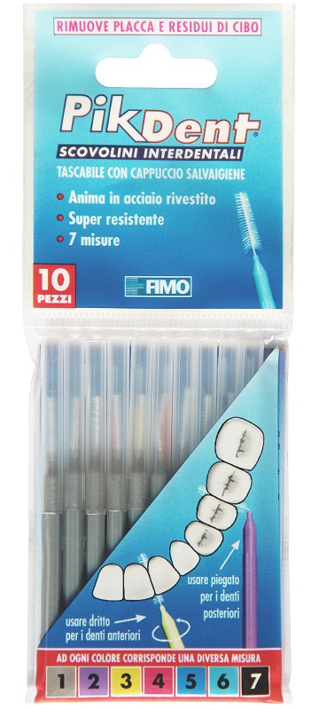 PIKDENT STUZZICOLINO 1 GRIGIO 10 PEZZI - farmacialombardia.it
