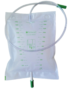 SACCA DA LETTO PER RACCOLTA URINA DA 2 LITRI CON SCARICO TUBO 130CM 30 PEZZI - farmacialombardia.it