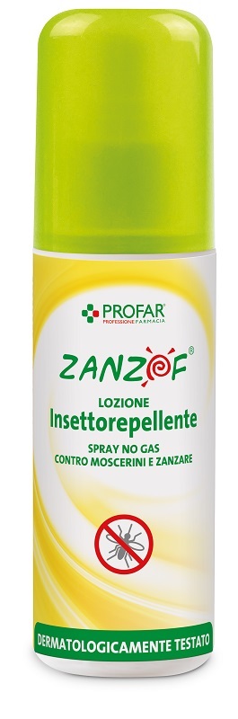 ZANZOF LOZIONE INSETTOREPELLENTE SPRAY DEET 9% 100 ML PROFAR - farmacialombardia.it