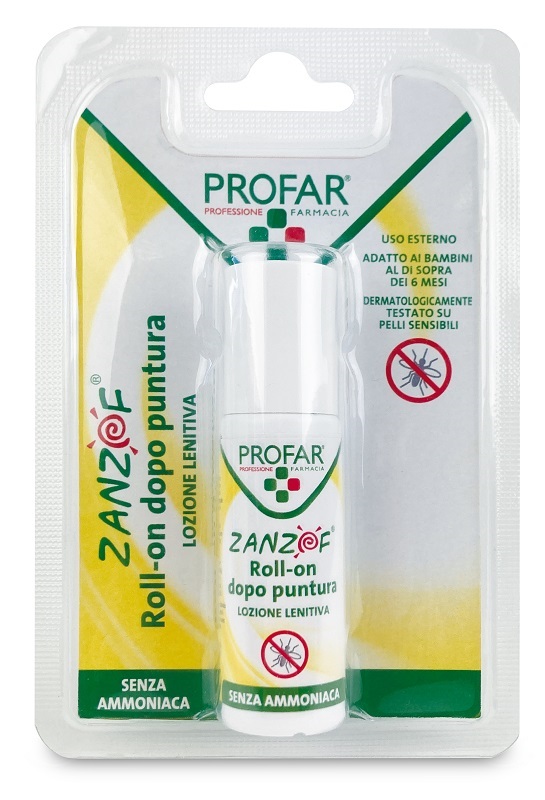 ZANZOF LOZIONE POST PUNTURA SENZA AMMONIACA ROLL-ON 20 ML PROFAR - farmacialombardia.it