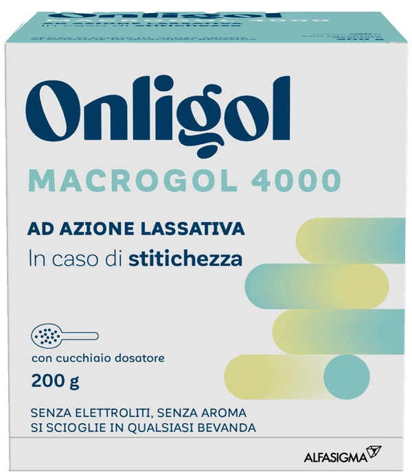 ONLIGOL MACROGOL 4000 200 G CON CUCCHIAINO DOSATORE SENZA ZUCCHERO - farmacialombardia.it
