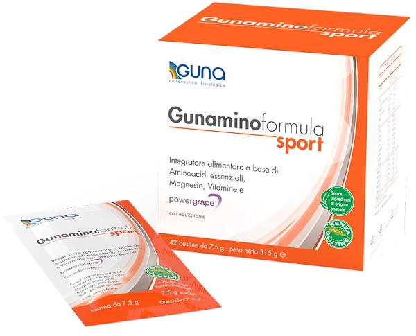 GUNAMINOFORMULA SPORT 42 BUSTE 315 G - farmacialombardia.it