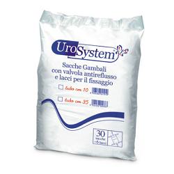 SACCA DI DRENAGGIO DA GAMBA PER INCONTINENZA UROSYSTEM TUBO 35 CM 30 PEZZI - farmacialombardia.it