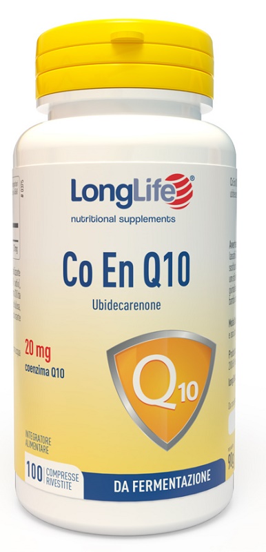 LONGLIFE CO EN Q10 20MG 100 COMPRESSE RIVESTITE - farmacialombardia.it