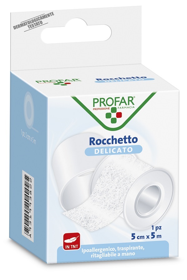 CEROTTO ROCCHETTO TESSUTO NON TESSUTO DELICATO CM 5X5 M PROFAR - farmacialombardia.it