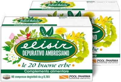 ELISIR DEPURATIVO AMBROSIANO 20 COMPRESSE 5,3 G - farmacialombardia.it