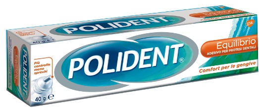 POLIDENT EQUILIBRIO ADESIVO PER PROTESI DENTARIA 40 G - farmacialombardia.it