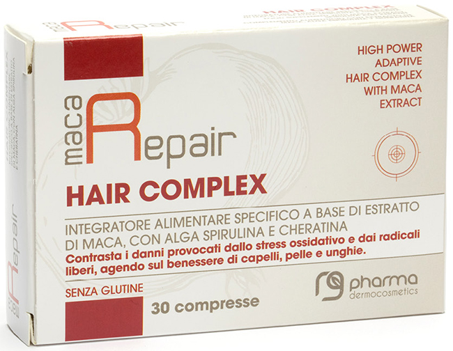 MACA REPAIR HAIR COMPLEX 30 COMPRESSE - farmacialombardia.it