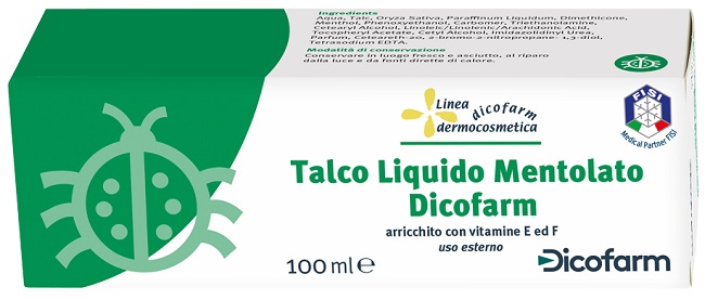 DICOFARM TALCO LIQUIDO MENTOLATO 100 ML - farmacialombardia.it