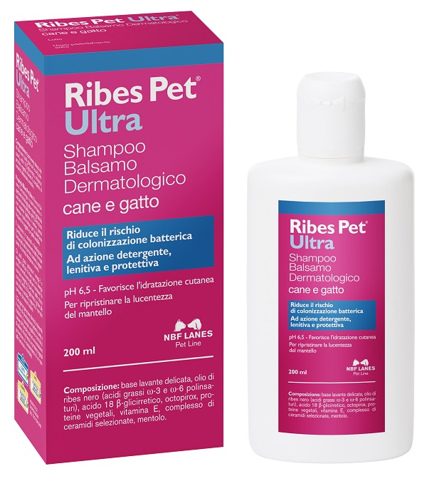 RIBES PET ULTRA SHAMPOO DERMATOLOGICO FLACONE 200 ML - farmacialombardia.it