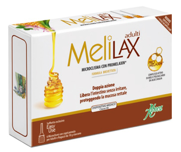 MELILAX ADULTI MICROCLISMI 6 PEZZI 10 G - farmacialombardia.it