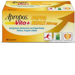 APROPOS VITA+ PAPPA REALE 500 MG 10 FLACONCINI 10 ML - farmacialombardia.it