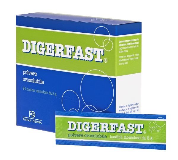 DIGERFAST POLVERE 24 BUSTINE MONODOSE 2 G - farmacialombardia.it
