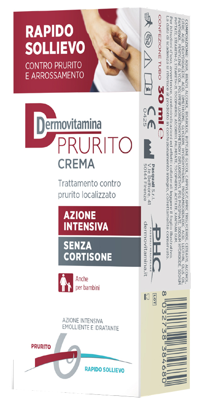 DERMOVITAMINA PRURITO CREMA AZIONE INTENSIVA SENZA CORTISONE 30 ML - farmacialombardia.it