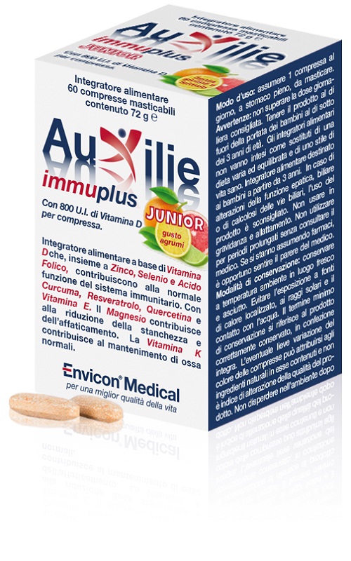 AUXILIE IMMUPLUS JUNIOR 30 COMPRESSE - farmacialombardia.it
