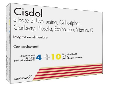 CISDOL 4 BUSTINE BLU DA 4,5 G + 10 BUSTINE GIALLE DA 3 G - farmacialombardia.it