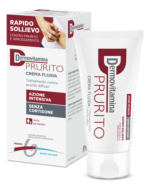 DERMOVITAMINA PRURITO CREMA FLUIDA AZIONE INTENSIVA SENZA CORTISONE 150 ML - farmacialombardia.it