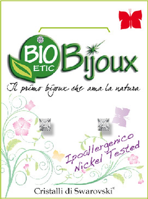 ORECCHINO CARRE' 3MM CRYSTAL - farmacialombardia.it