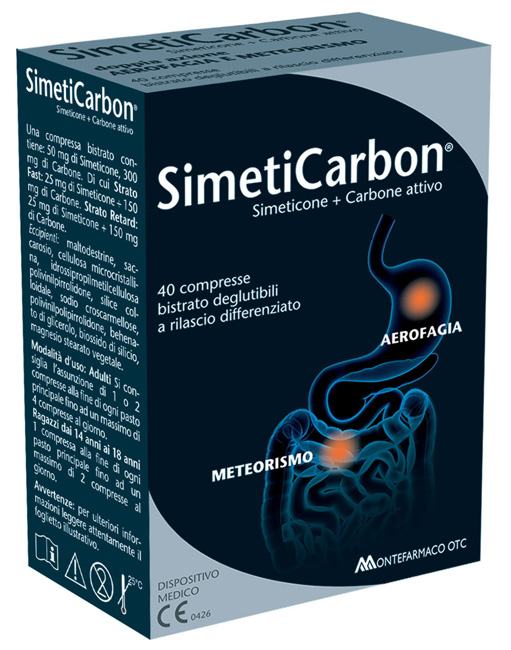 SIMETICARBON 40 COMPRESSE - farmacialombardia.it