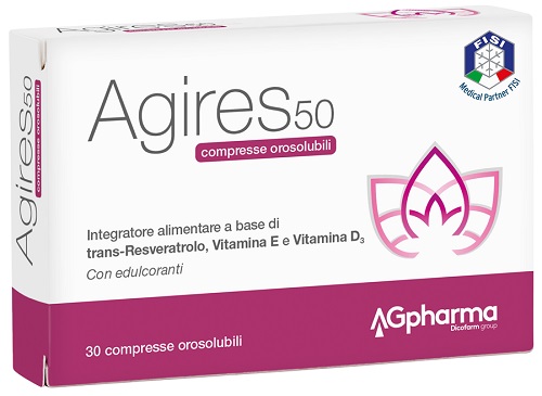 AGIRES 50 30 COMPRESSE OROSOLUBILI SCATOLA 5,4 G - farmacialombardia.it
