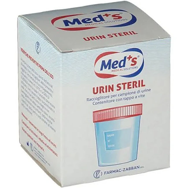 CONTENITORE MEDS URINA STERILE SOTTOVUOTO 120 ML - farmacialombardia.it